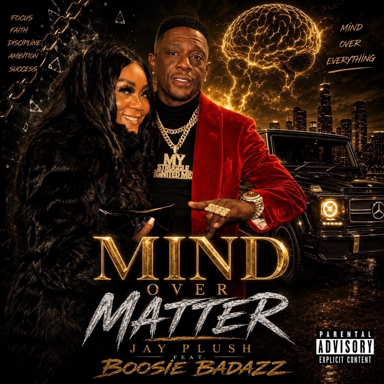 Mind Over Matter single artwork — Jay Plush featuring Boosie BadAzz